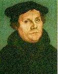 Martin Luther by Cranach, text by Project Wittenberg